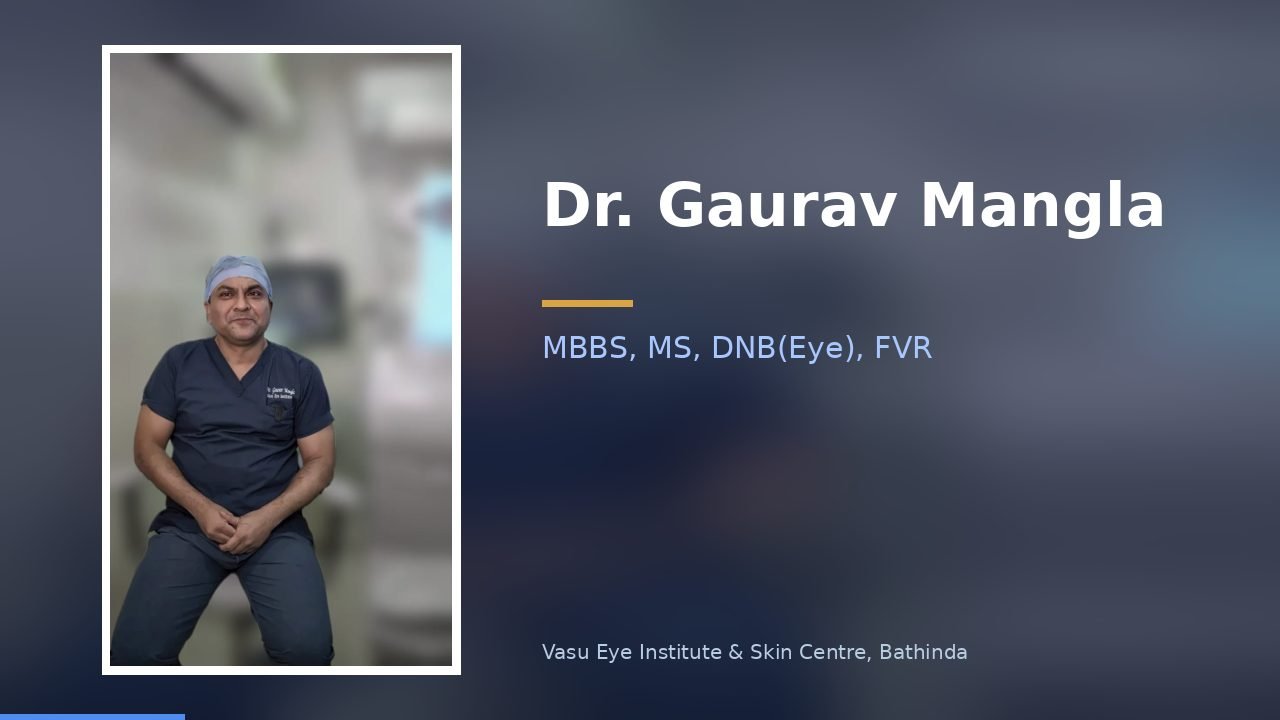 Dr. Gaurav Mangla clinic video poster
